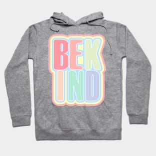 Be Kind pastel block Hoodie